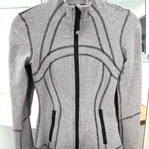 Lululemon Athletica Textured Gray Utility Jacket